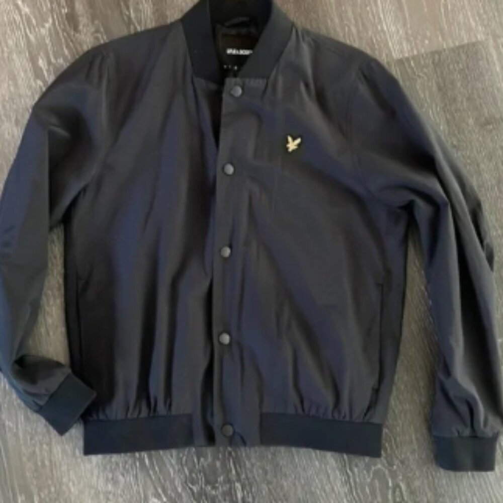 Lyle & Scott Navy blue Bomber Jacket